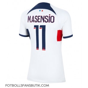 Paris Saint-Germain Marco Asensio #11 Replika Bortatröja Damer 2023-24 Kortärmad